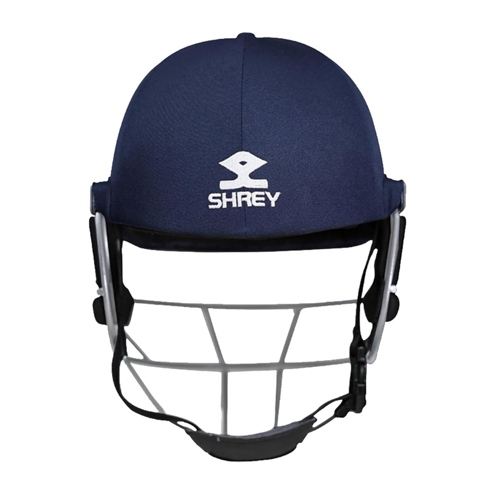 Shrey Elite Pro Stainless Steel Visor 3339 Helmet – Navy | Premium Cricket Protection - Best Price online Prokicksports.com