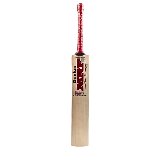 MRF Prince Master Edition English Willow Cricket Bat – Size 6 | Premium Junior Willow with Thick Edges & Balanced Power Performance