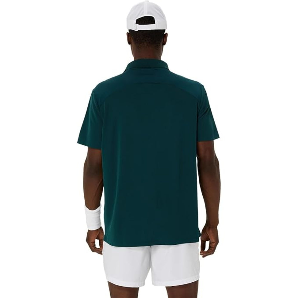 ASICS Court Polo Men T-Shirt Roundneck | Breathable & Stylish Sports Polo Tee - Best Price online Prokicksports.com