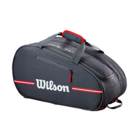 Wilson Padel Team Padel Bag – WR8908701001 - Black | Lightweight & Durable Sports Bag for Padel or Tennis Players | Spacious, Stylish & Functional Design - Best Price online Prokicksports.com