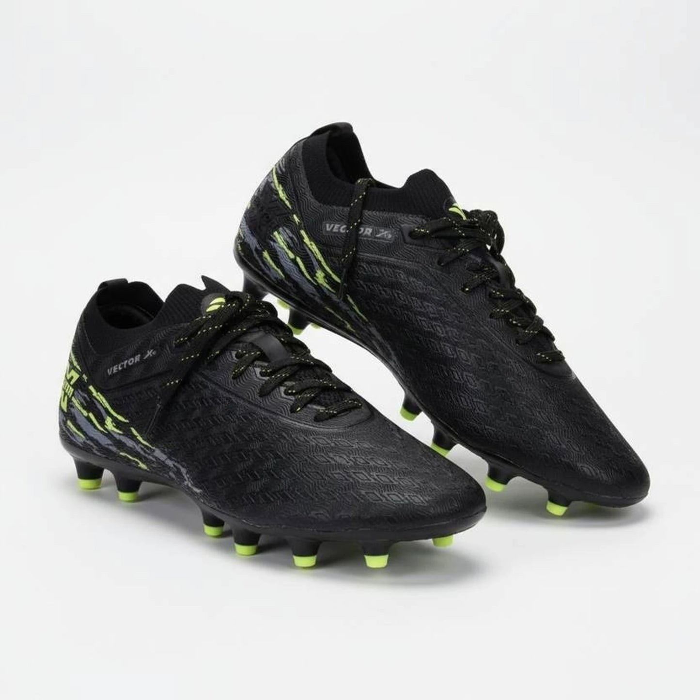 Vector X Genius Football Shoes | Nappa Leather Football Cleats with TPU Studded Sole & Adaptive Fit Technology