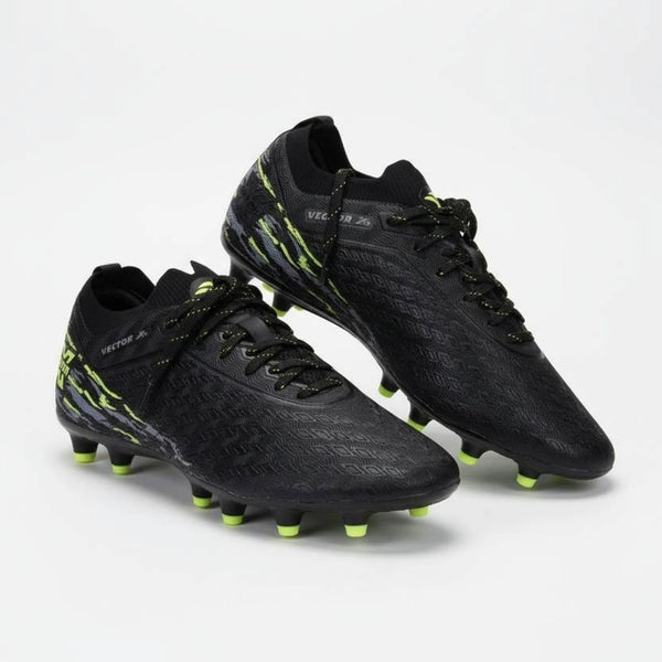 Vector X Genius Football Shoes | Nappa Leather Football Cleats with TPU Studded Sole & Adaptive Fit Technology