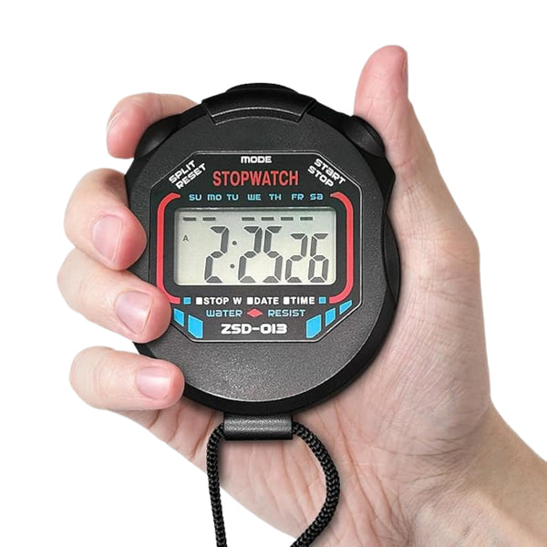 Vector X ZSD-013 Digital Stopwatch (Black) – Precise Timing, Sleek Design, Multi-Functional Sports Timer
