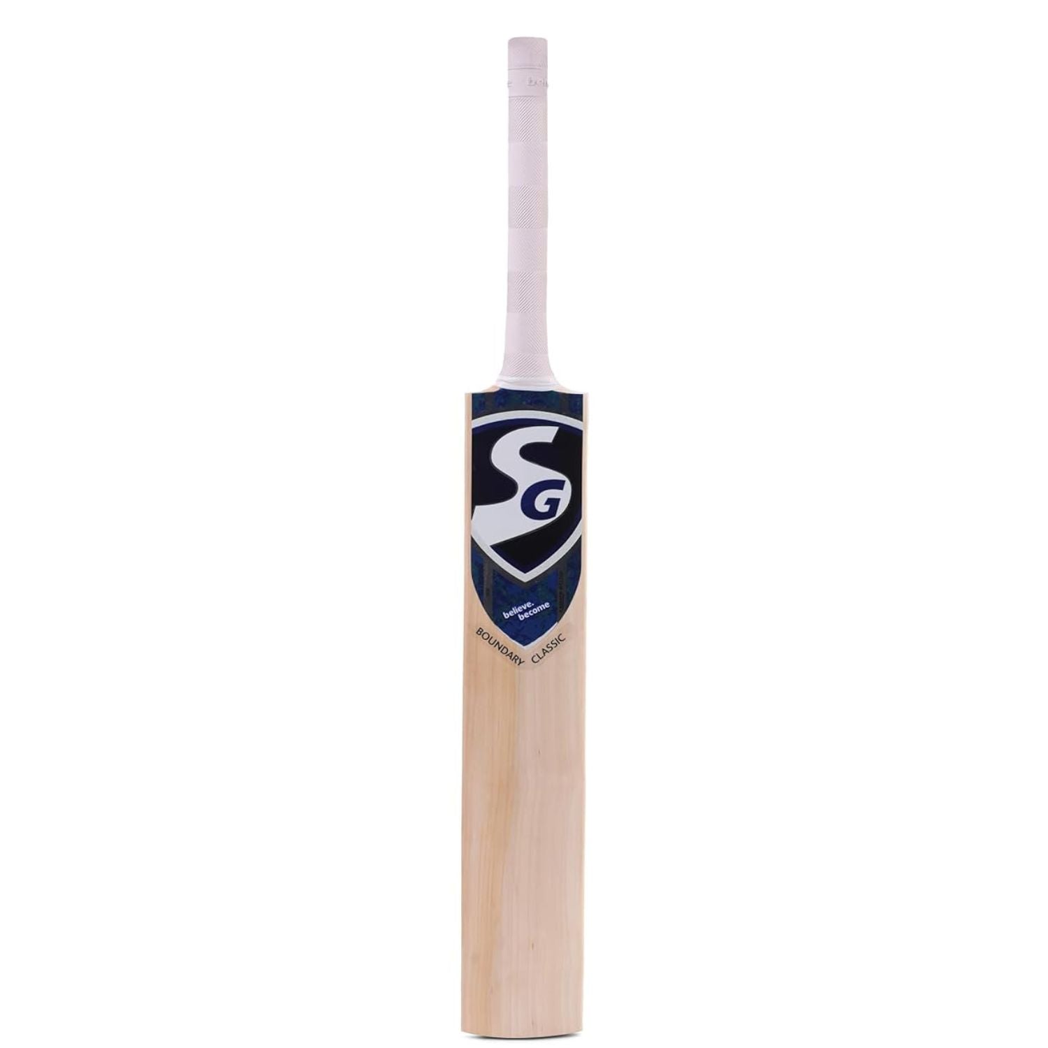 SG Boundary Classic Cricket Bat | Premium Kashmir Willow | Thick Edges (40mm) | Lightweight (1050-1150g) | Perfect for Club-Level Players | Includes Bat Grip - Best Price online Prokicksports.com
