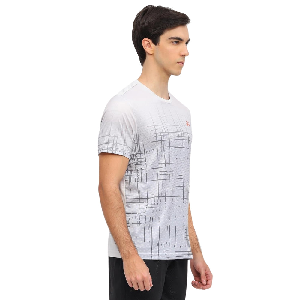 Yonex 2968 Men’s Round Neck T‑Shirt – TruDry Quick‑Dry Polyester Essentia 3 Badminton/Tennis Tee - Best Price online Prokicksports.com