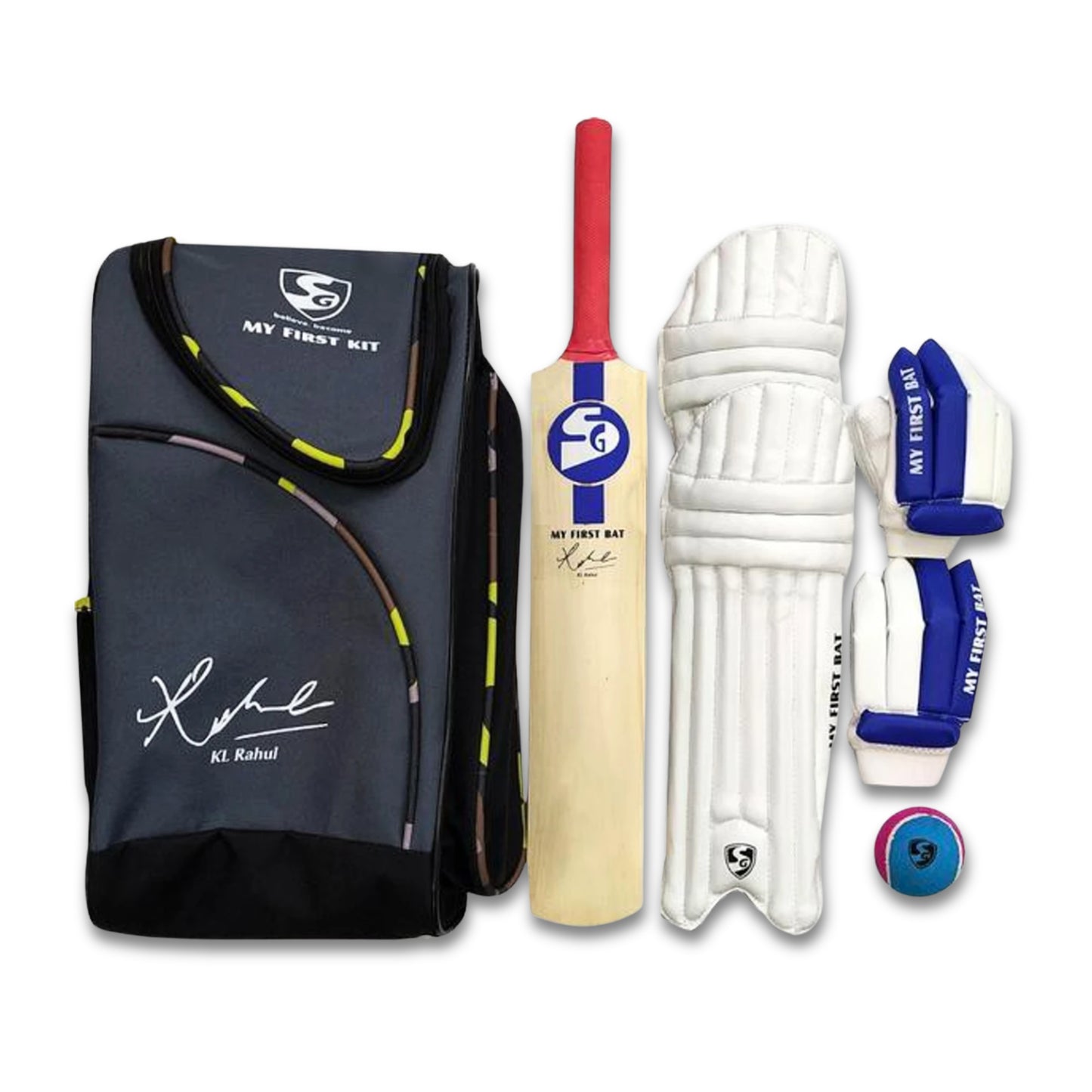 SG My First Kit KL Cricket Kit for Kids | Complete Beginner Cricket Set - Best Price online Prokicksports.com