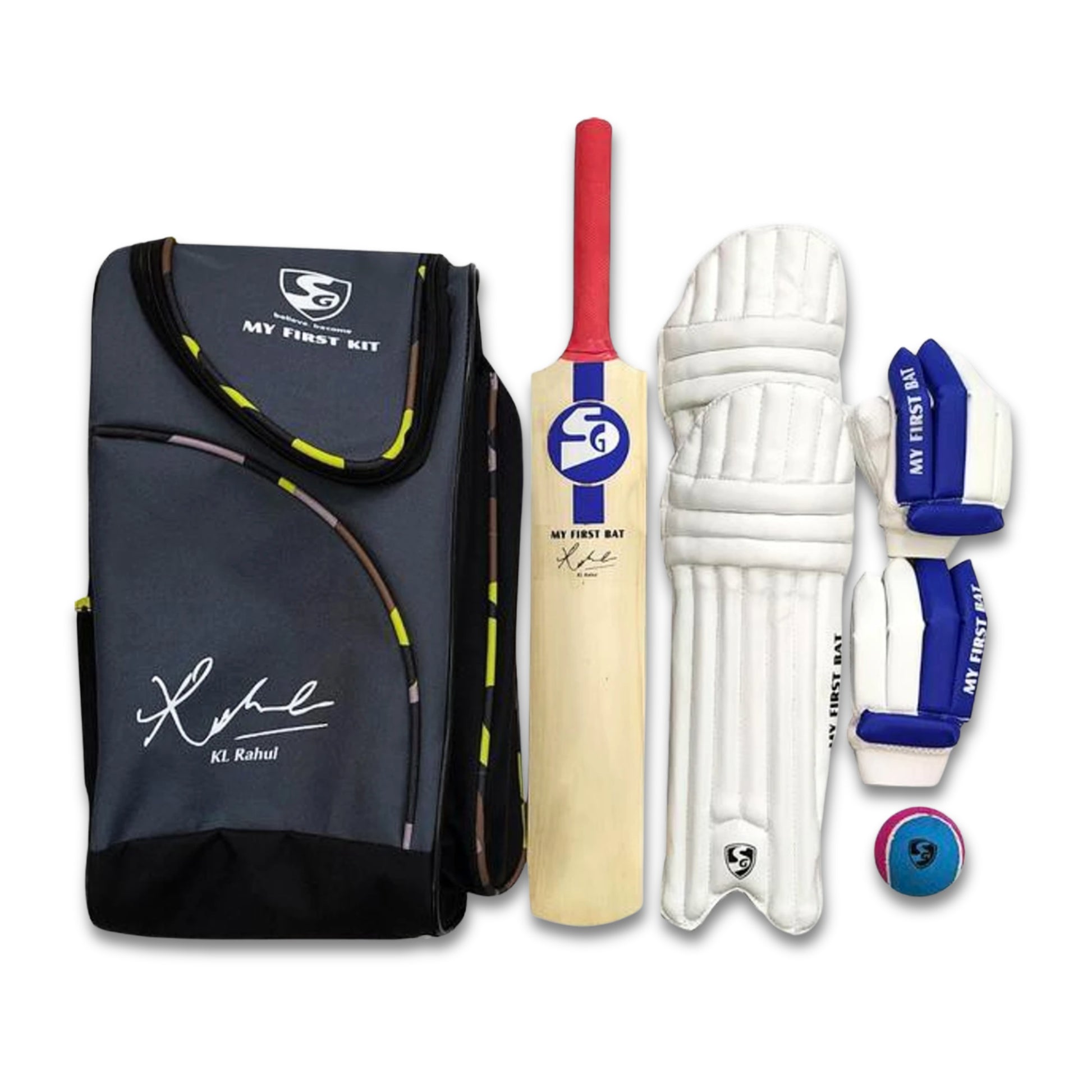 SG My First Kit KL Cricket Kit for Kids | Complete Beginner Cricket Set - Best Price online Prokicksports.com