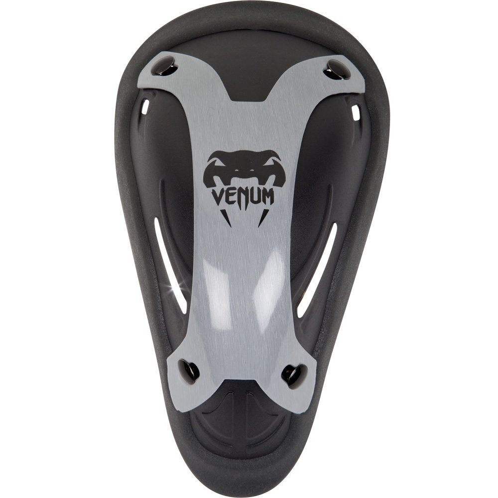 Venum Competitor Groin Guard – Black/Ice | Boxing & MMA Protective Cup | Adult Medium