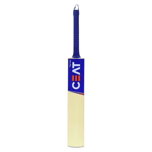 CEAT Top Gun English Willow Cricket Bat - SH | Premium Grade Willow with Thick Edges, Mid Sweet Spot & Professional Power