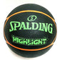 Spalding Highlight Rubber Basketball – Size 7 (29.5), Full Pebbled All‑Surface Grip, Indoor/Outdoor Training & Match Ball - Best Price online Prokicksports.com