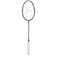 HUNDRED Powertek 2000 Pro Strung Badminton Racquet – Black | Head-Heavy Power Racquet with Carbon Graphite Shaft & Curve² Frame - Best Price online Prokicksports.com