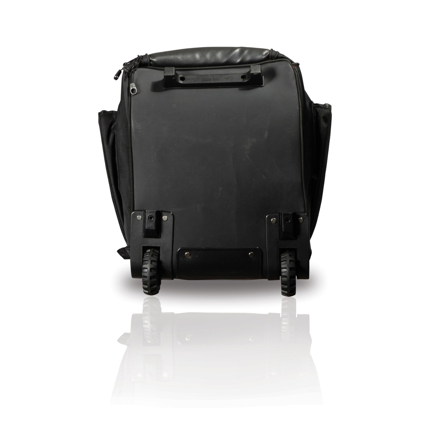 SG KLR Wheelie Duffle Cricket Kit Bag Large | Rolling Cricket Gear Bag with Wheels & Pull Handle | Spacious Sports Kit Bag – Black - Best Price online Prokicksports.com