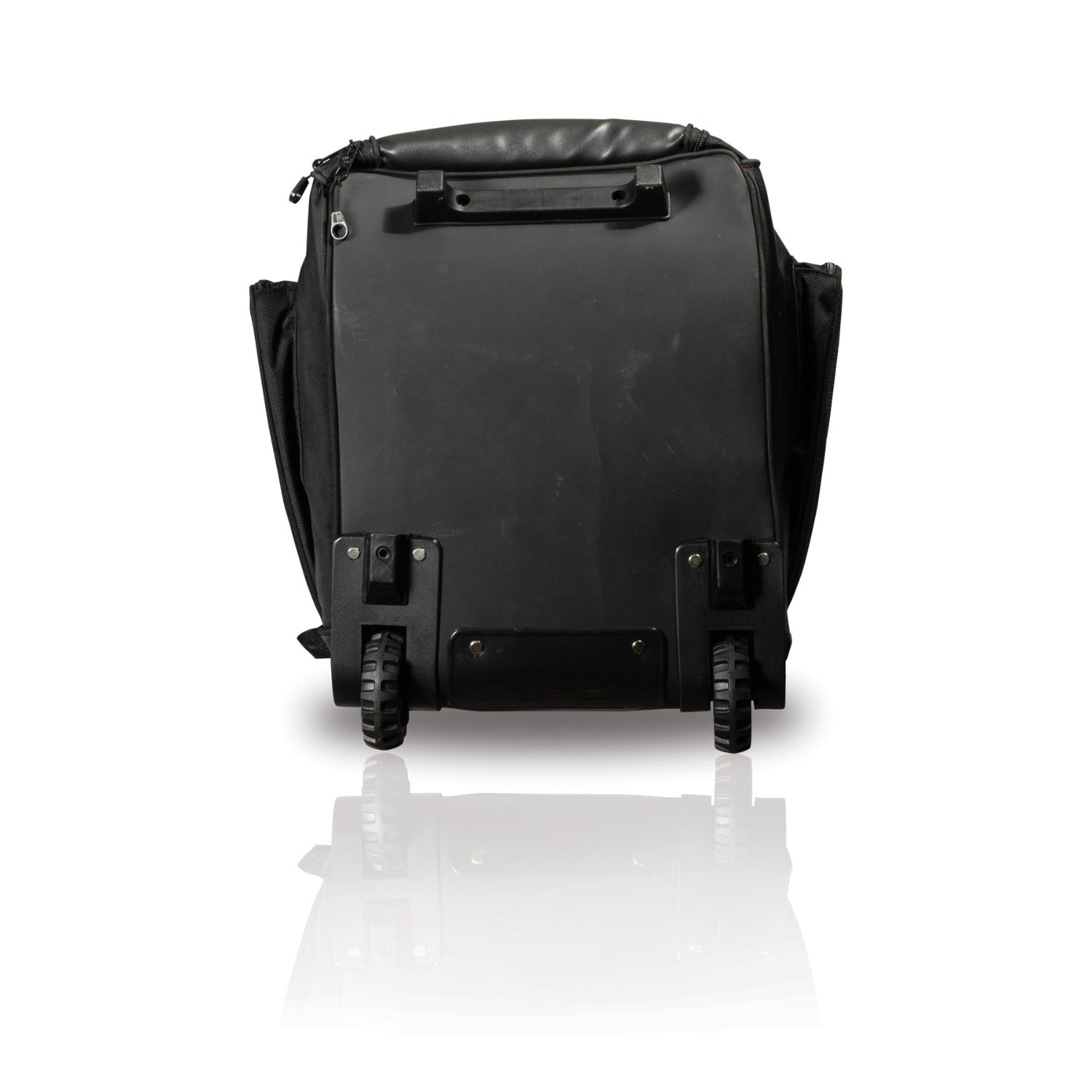 SG KLR Wheelie Duffle Cricket Kit Bag Large | Rolling Cricket Gear Bag with Wheels & Pull Handle | Spacious Sports Kit Bag – Black - Best Price online Prokicksports.com