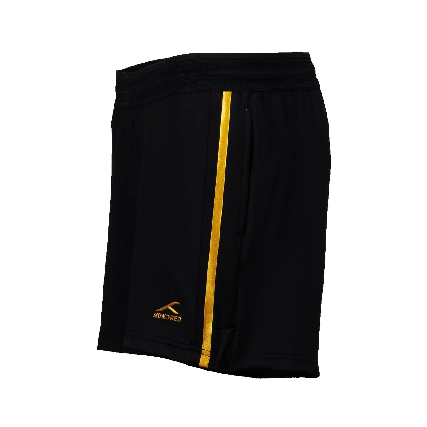 Hundred HBBS-5M273-1 Men’s Shorts, Black | Lightweight Polyester Fabric with Breathable Fit & Multi-Sport Comfort - Best Price online Prokicksports.com
