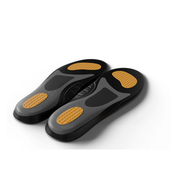 HUNDRED Gel Glide Insoles | Dual Gel Cushion Insole with Shock Absorption & Anti-Slip Comfort