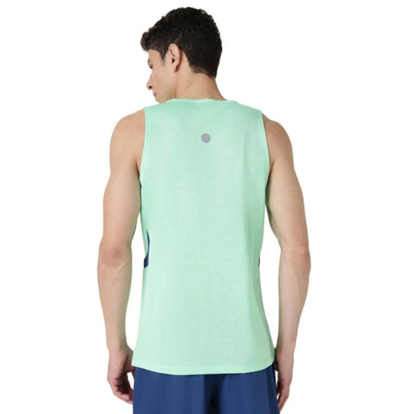 ASICS Panel Detail Sleeveless Top for Men | Sports Sleeveless T-Shirt