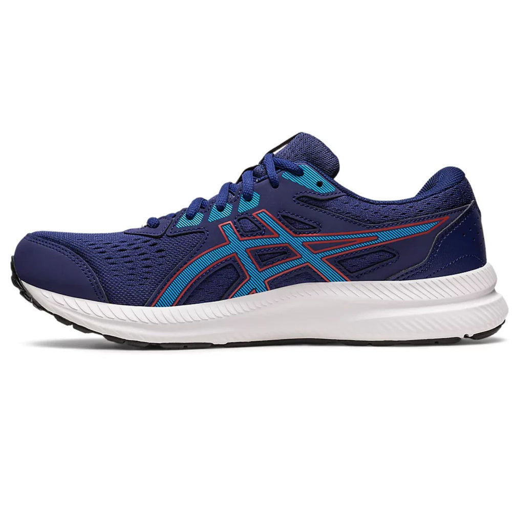 ASICS GEL-CONTEND 8 Running Shoes for Men – Indigo Blue/Island Blue | Cushioned Everyday Runners