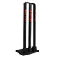 Shrey Rubber Base Cricket Stump Set (Pack of 3 Stumps, 1 Base & 2 Balls) | Portable Training Set with Stable Rubber Base - Best Price online Prokicksports.com