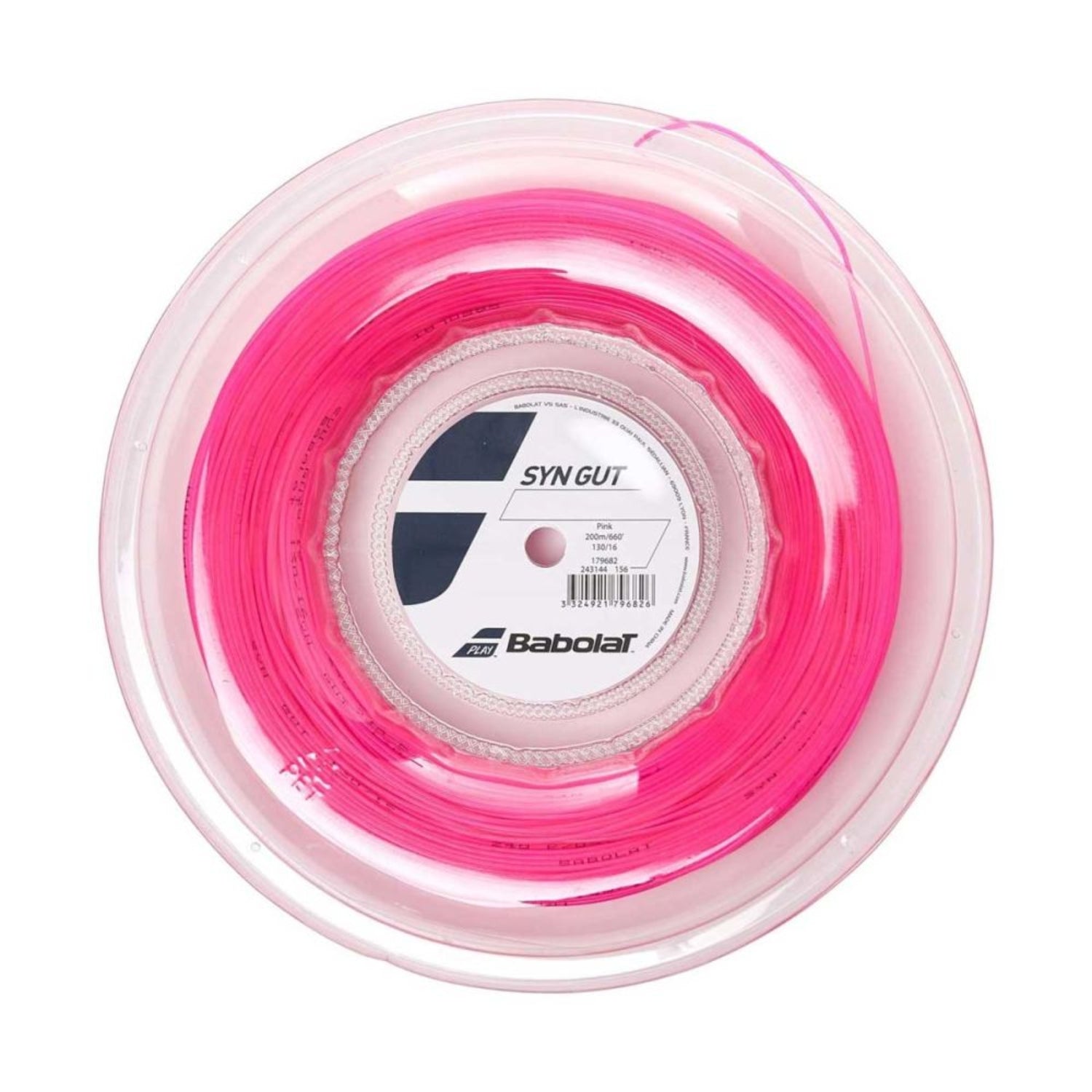 Babolat SYN GUT Tennis String Reel (200M) | Synthetic Gut String with Solid Core & Spiral Filaments for Comfort, Power & Durability - Best Price online Prokicksports.com