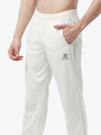 Shrey Cricket Match 2.0 Trousers | Breathable, Sweat-Wicking with Mesh Panels & Side Pockets | Off-White - Best Price online Prokicksports.com