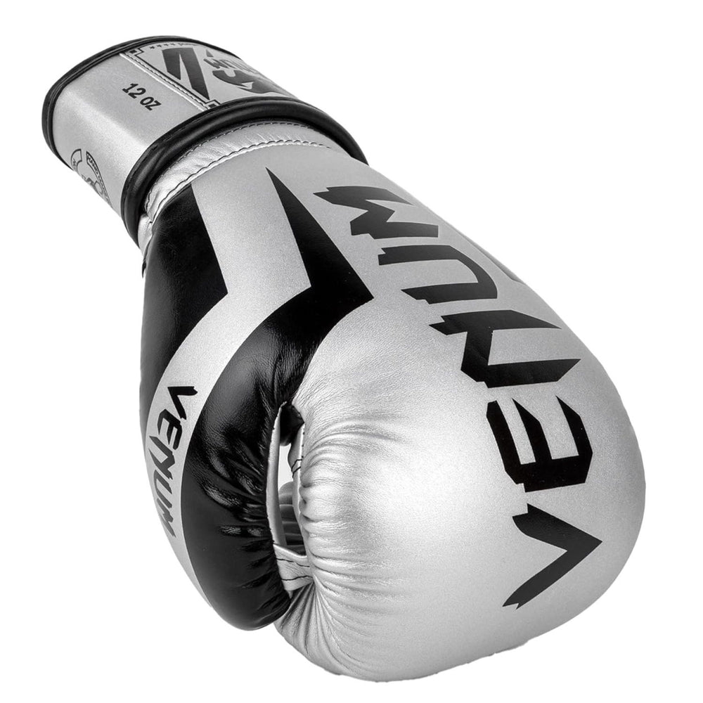 Venum Elite Boxing Gloves | Premium Synthetic Leather | Triple-Density Foam | Anatomical Grip | Hook & Loop Closure | Training/Sparring (10oz-18oz) - Best Price online Prokicksports.com