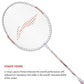 Li-Ning Smash XP 90 IV Strung Badminton Racquet with Full Cover (Pack of 2) G5 White/Orange | Lightweight Beginner Racquets - Best Price online Prokicksports.com