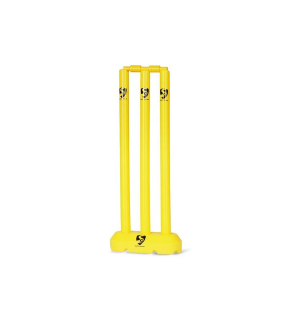 SG My First Cricket Stumps Set | 3 Stumps, 2 Bails & 1 Base, Junior