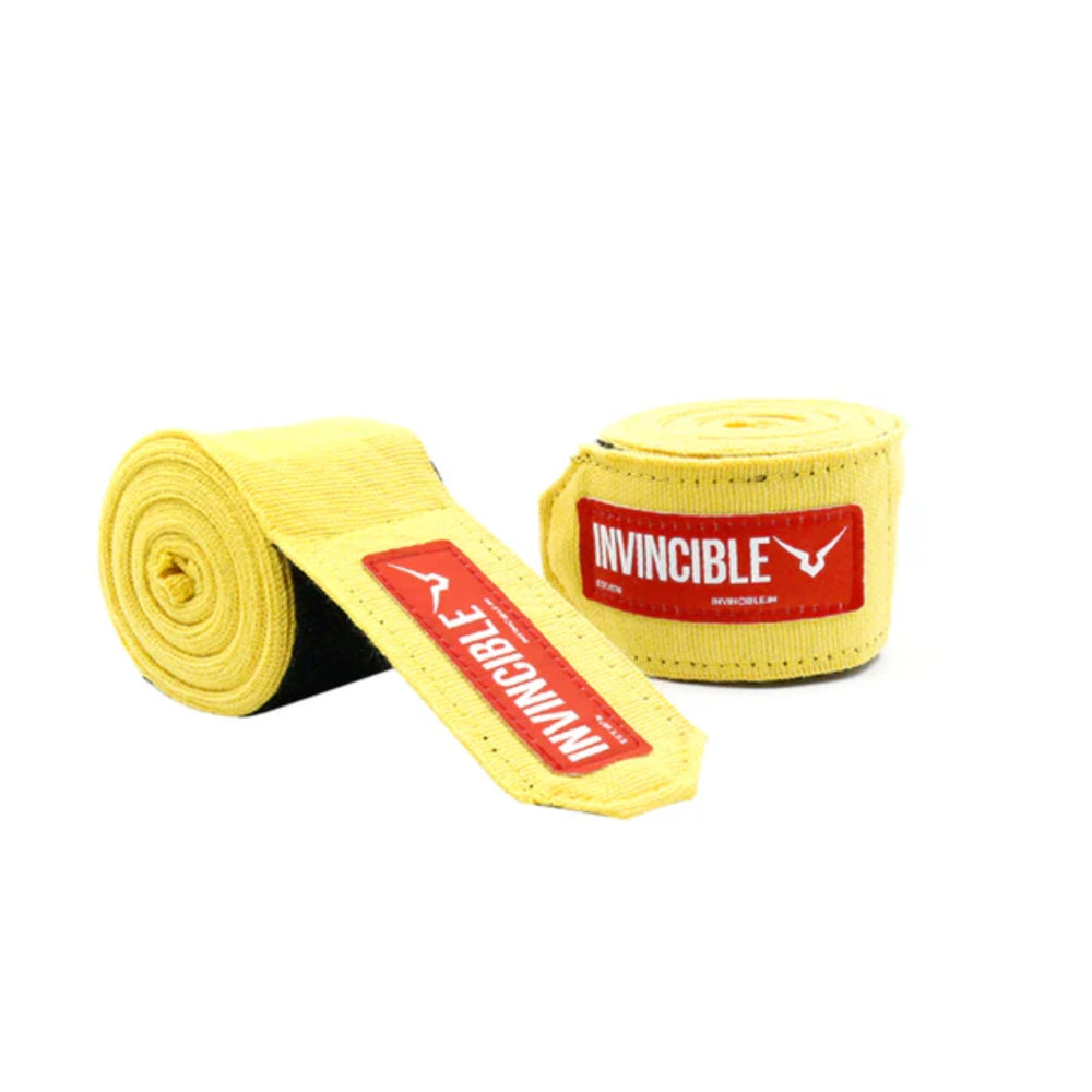 Invincible Mexican Style Budget Stretchable Hand Wraps | Elastic Boxing Hand Wraps with Moisture-Wicking Fabric & Hook-and-Loop Closure