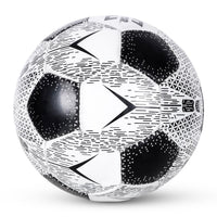 Vector X 32 Panel Black & White Rubberized Hand Stitched Indoor/Outdoor Football with Latex Bladder, Black/White, Size 5, Suitable for Match and Training for Adults 15+ Years - Best Price online Prokicksports.com