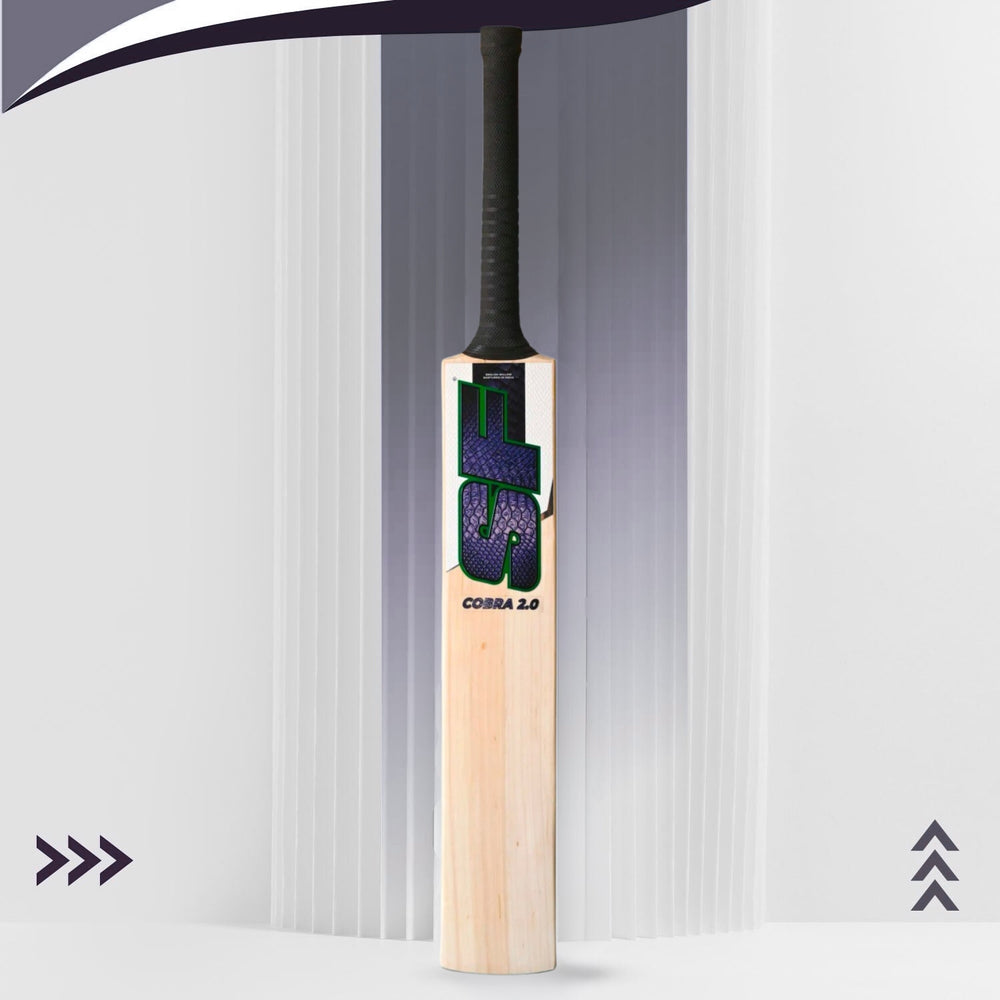 SF Cobra 2.0 English Willow Cricket Bat SH | Premium Grade Willow | Lightweight & Durable | Thick Edges for Power Shots | Professional Adult Cricket Bat