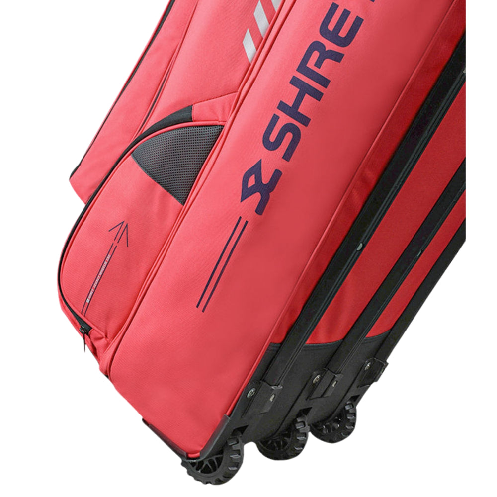 Shrey 3334 Legacy Wheelie 150 Cricket Kitbag | Spacious, Durable & Easy-to-Carry Cricket Gear Bag | Premium Cricket Kit Bag with Wheels - Best Price online Prokicksports.com