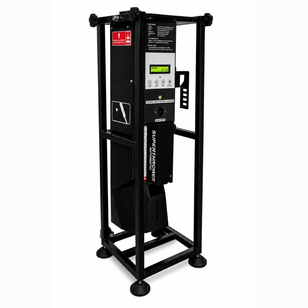 Freebowler Superthrower Automated Pro FS2 PRO PLUS Arm Simulated Portable Cricket Bowling Machine Auto Feeder Speed Control Line Length Adjustable Battery Backup - Best Price online Prokicksports.com