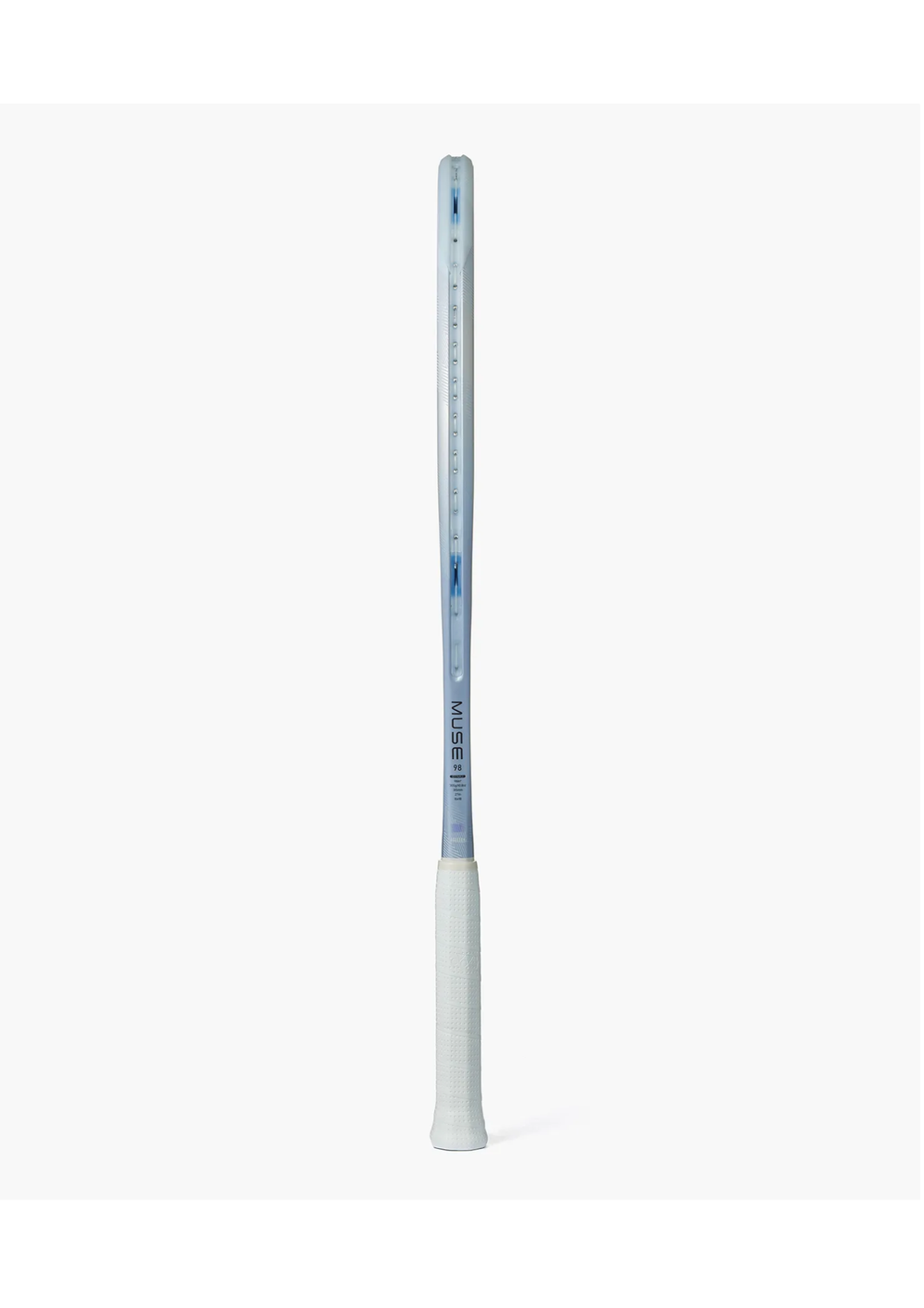 Yonex Muse 98 Unstrung Tennis Racquet | Pearl Silver, Isometric Sweet Spot, Uniform Impact Grommets, HM Graphite, Servo Filter, VDM, Control & Power, 16x18
