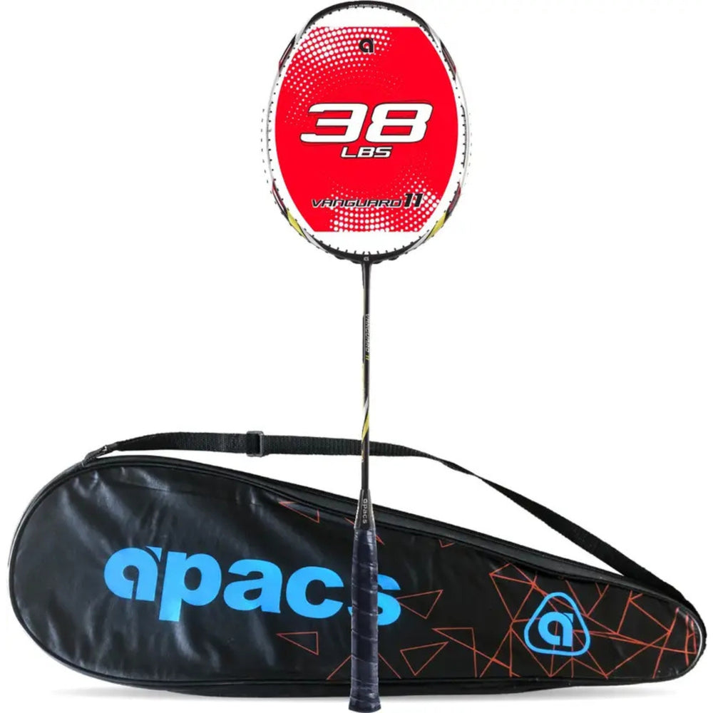 Apacs Vanguard 11 Unstrung Badminton Racquet | High Modulus Graphite | Head Heavy Balance | Maximum Power | Durable Frame | Ideal for Intermediate & Advanced Players - Best Price online Prokicksports.com