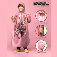 Zeel PG05 Kids Full Raincoat | Waterproof Full-Length Rainwear for Children