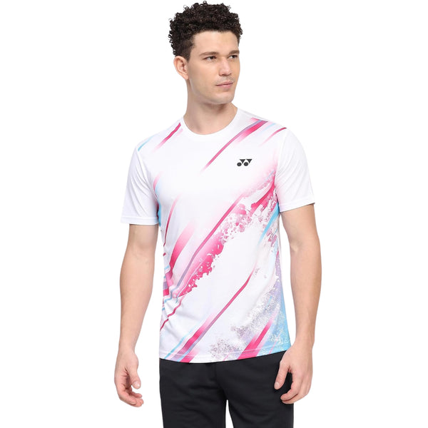 YONEX RJ H036-2877-Easy4-S Junior Round Neck T-Shirt - 100% Polyester| Lightweight | Breathable | Quick-Dry Sportswear for Junior | Comfortable Fit for Badminton & Training