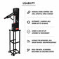 Freebowler Superthrower Automated Pro FS2 PRO PLUS Arm Simulated Portable Cricket Bowling Machine Auto Feeder Speed Control Line Length Adjustable Battery Backup - Best Price online Prokicksports.com