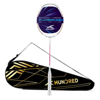 Hundred Flareon 100 Badminton Racket (Strung) | Carbon Fiber Frame | Speed Racket for Fast Swings with Full Cover | Max Tension 30 lbs - Best Price online Prokicksports.com