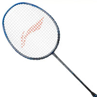 Li-Ning 3D Calibar 600C Combat Badminton Racket | G5 Unstrung Professional Racquet for Power & Precision | Blue/Grey | 3D Calibar Technology | Ultra-Strong Carbon Fiber Frame - Best Price online Prokicksports.com