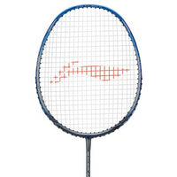 Li-Ning 3D Calibar 600C Combat Badminton Racket | G5 Unstrung Professional Racquet for Power & Precision | Blue/Grey | 3D Calibar Technology | Ultra-Strong Carbon Fiber Frame - Best Price online Prokicksports.com