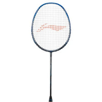 Li-Ning 3D Calibar 600C Combat Badminton Racket | G5 Unstrung Professional Racquet for Power & Precision | Blue/Grey | 3D Calibar Technology | Ultra-Strong Carbon Fiber Frame - Best Price online Prokicksports.com