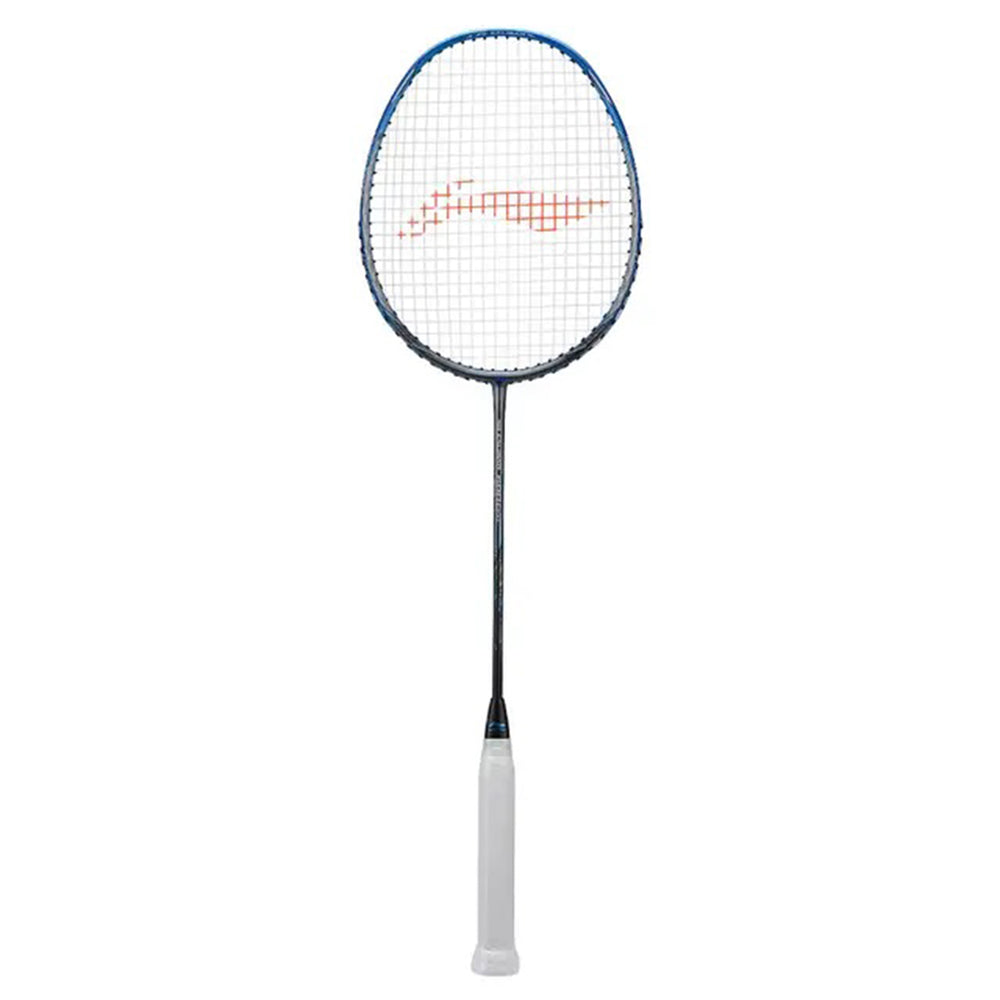 Li-Ning 3D Calibar 600C Combat Badminton Racket | G5 Unstrung Professional Racquet for Power & Precision | Blue/Grey | 3D Calibar Technology | Ultra-Strong Carbon Fiber Frame - Best Price online Prokicksports.com