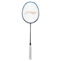 Li-Ning 3D Calibar 600C Combat Badminton Racket | G5 Unstrung Professional Racquet for Power & Precision | Blue/Grey | 3D Calibar Technology | Ultra-Strong Carbon Fiber Frame - Best Price online Prokicksports.com