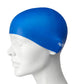 Speedo Flat Silicone Swim Cap – Adult Swimming Cap with Durable Stretch Fit, Tear-Resistant Silicone & Comfortable Hydrodynamic Design