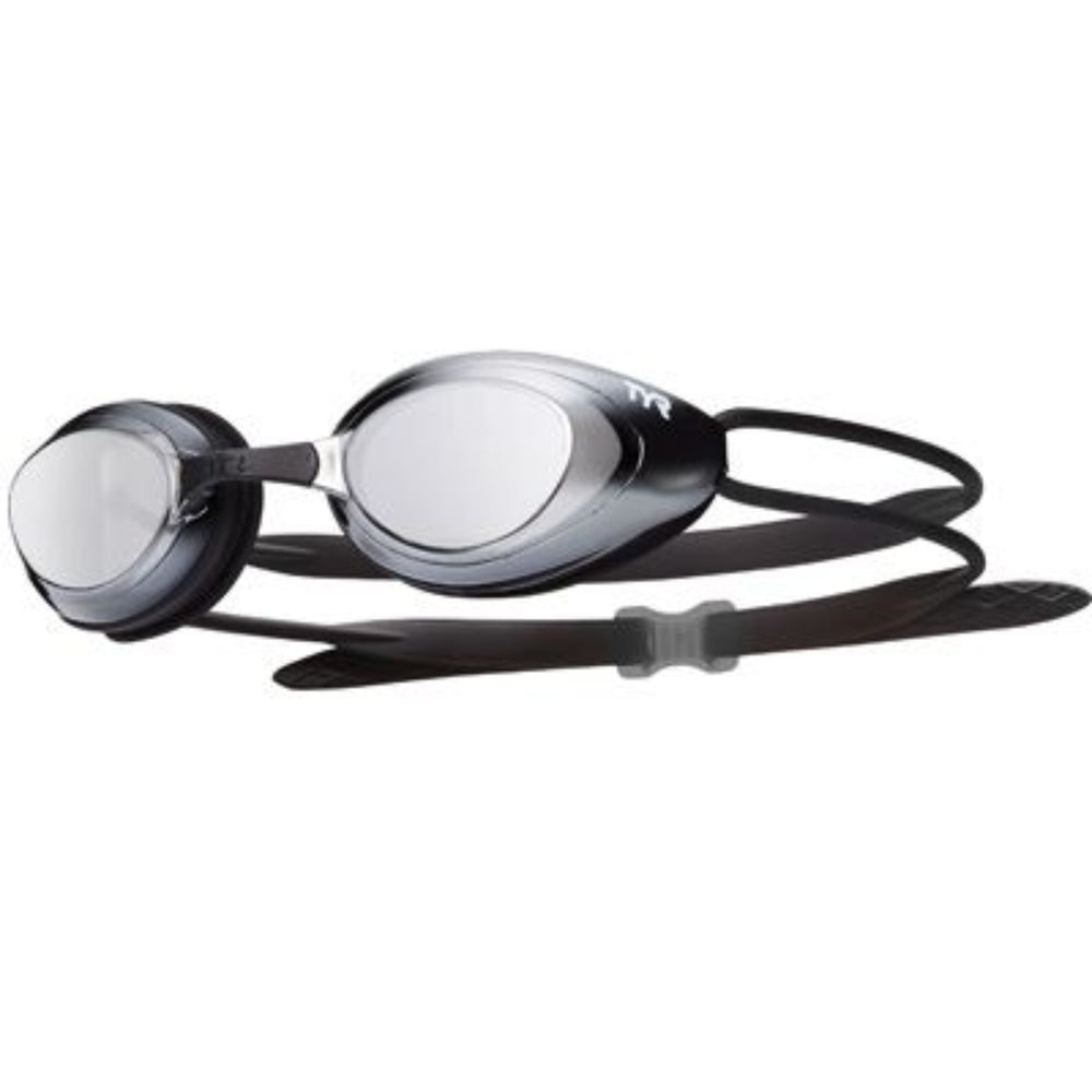 TYR Black Hawk Racing Mirrored Swimming Goggles | Low-Profile Racing Goggles with UV Protection & Custom Fit - Best Price online Prokicksports.com