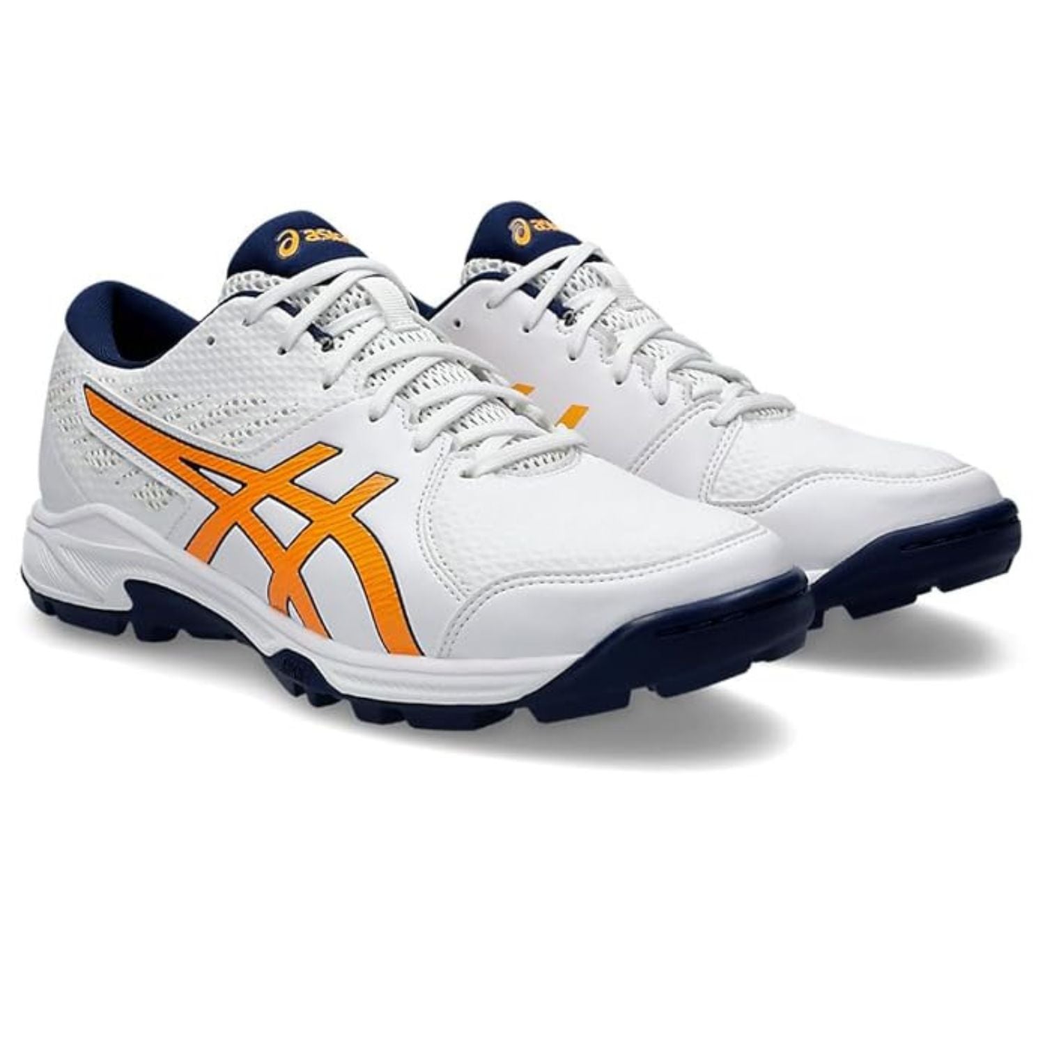 ASICS Gel-Peake 2 Cricket Shoes (Men) | Rubber Outsole | Breathable Mesh | Rearfoot GEL Cushioning | White/Atlantis Blue - Best Price online Prokicksports.com