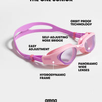 Arena The One Junior Swimming Goggles – Anti-Fog UV Protection Swim Eyewear for Kids & Youth - Best Price online Prokicksports.com