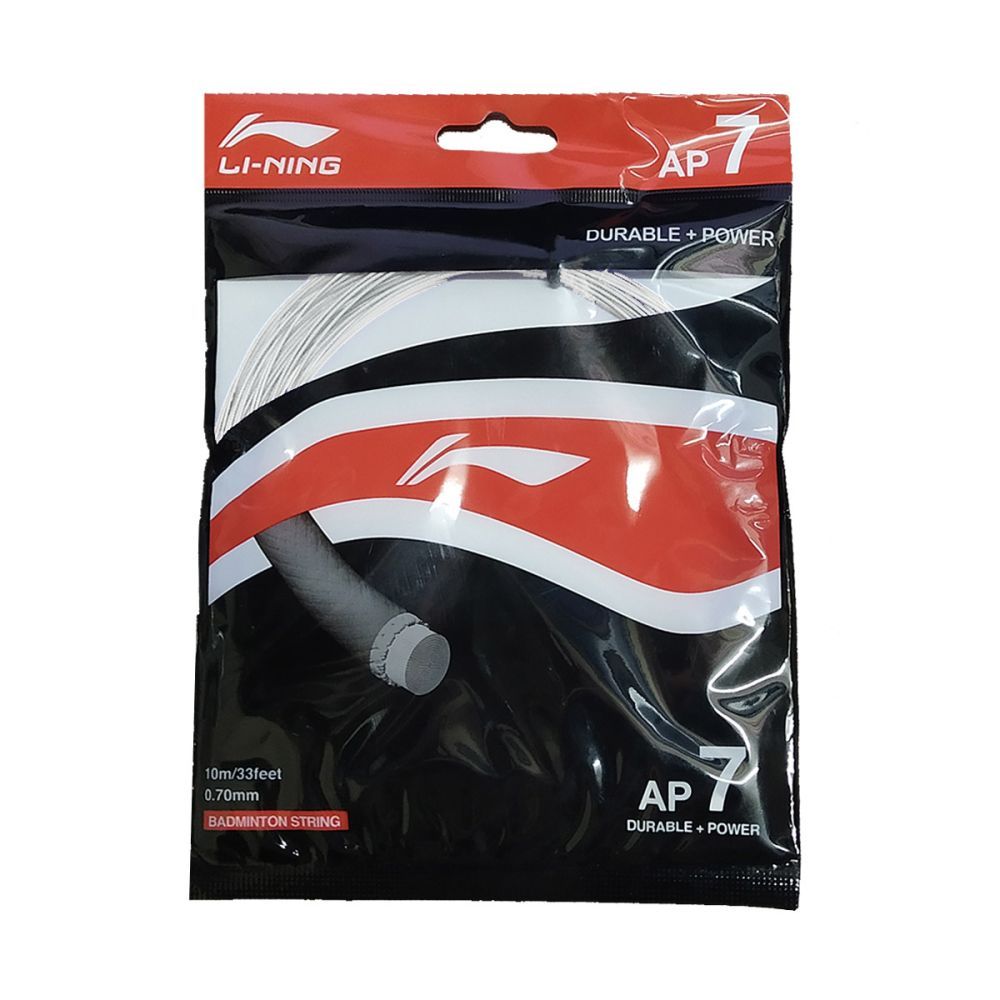 LI-NING AP7 Badminton String | Braided Multifilament Core, Anti-Abrasive Coating & Long String Life