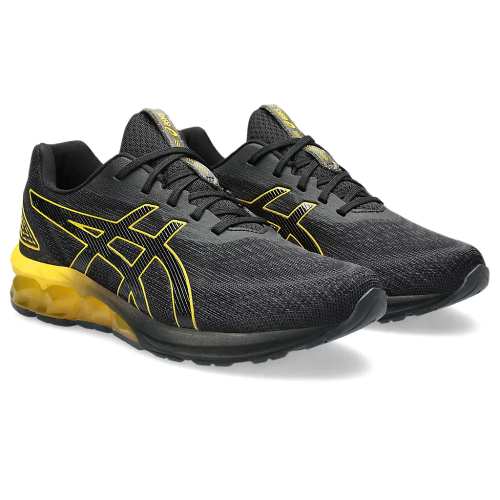 ASICS GEL-QUANTUM 182 VII Running Shoes for Men – Black/Saffron | Cushioning & Style - Best Price online Prokicksports.com