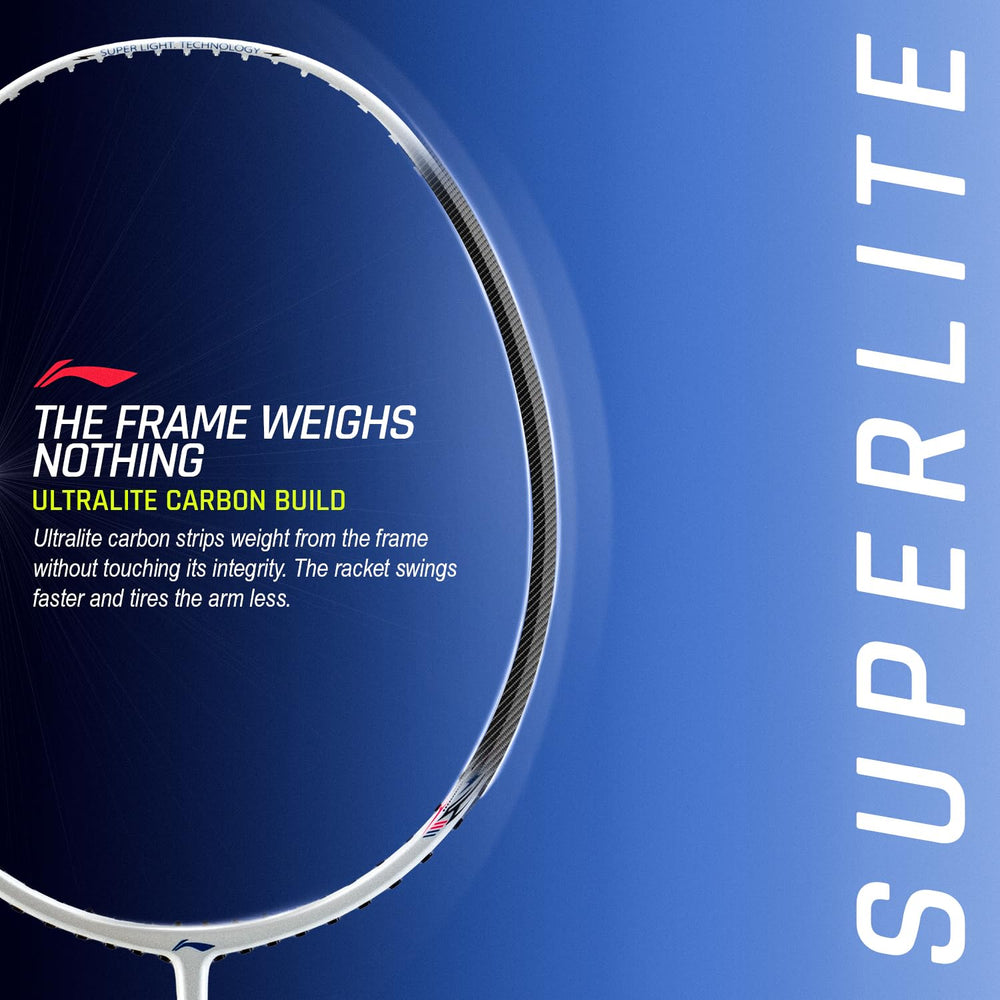 Li-Ning G-Force 6800 Superlite Unstrung Badminton Racquet, 5U G6 | Head Heavy, Flexible Shaft, Dynamic Optimum Frame